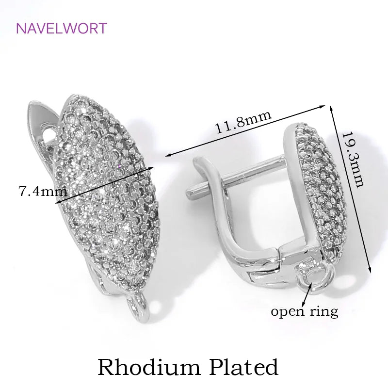 vergoldete Messing-Ohrstörer