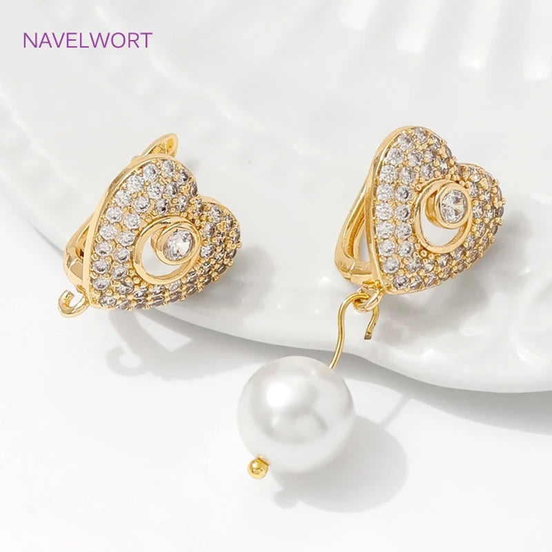 vergoldete Messing-Ohrstörer