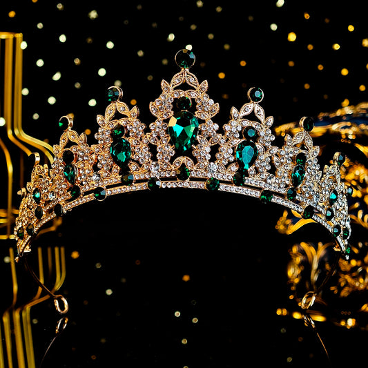 Elegante Kristall Brautkrone