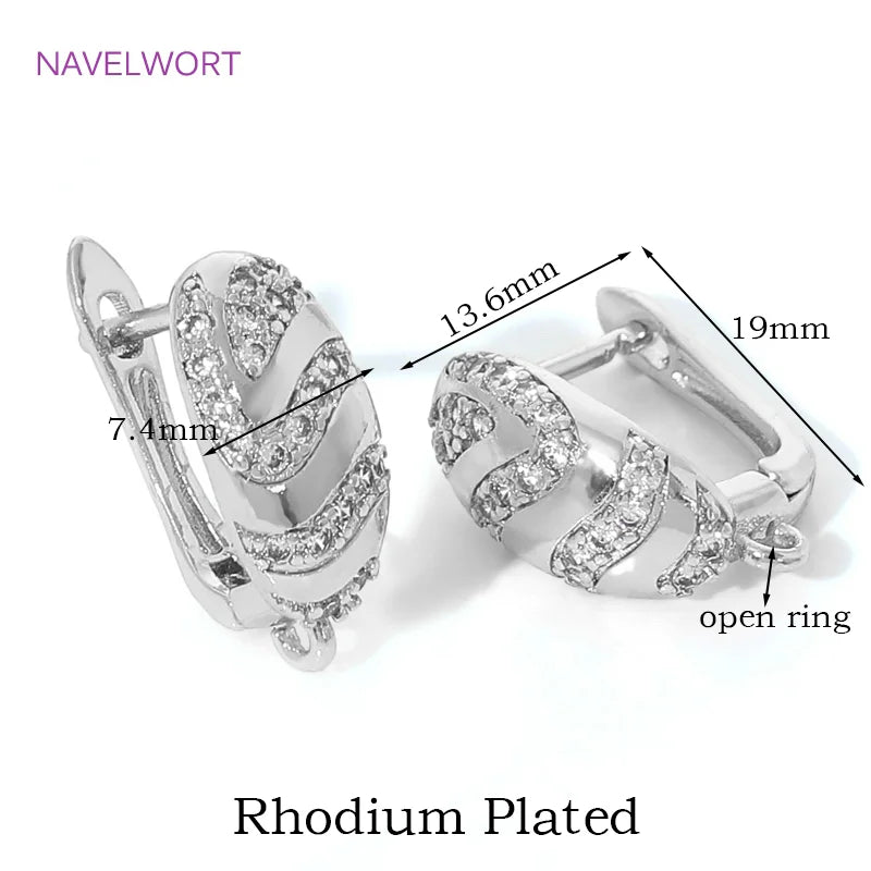 vergoldete Messing-Ohrstörer